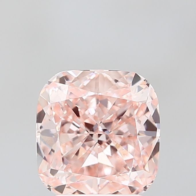 Loose Diamond - CUSHION MODIFIED 2.52ct Fancy Intense Pink VS1: Loose Diamond - CUSHION MODIFIED 2.52ct Fancy Intense Pink VS1 Source: This is a real non-mined Diamond that has been grown in a lab Shape: CUSHION MODIFIED Carats: 2.52 Color: Fancy Intense Pink Cert