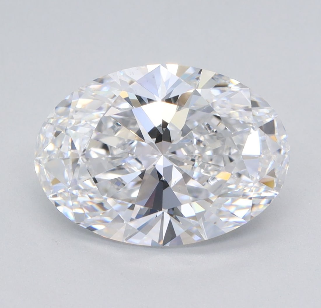 Loose Diamond - OVAL 3.04ct E VS1: Loose Diamond - OVAL 3.04ct E VS1 Source: This is a real non-mined Diamond that has been grown in a lab Shape: OVAL Carats: 3.04 Color: E Clarity: VS1 Certification: IGI Video: