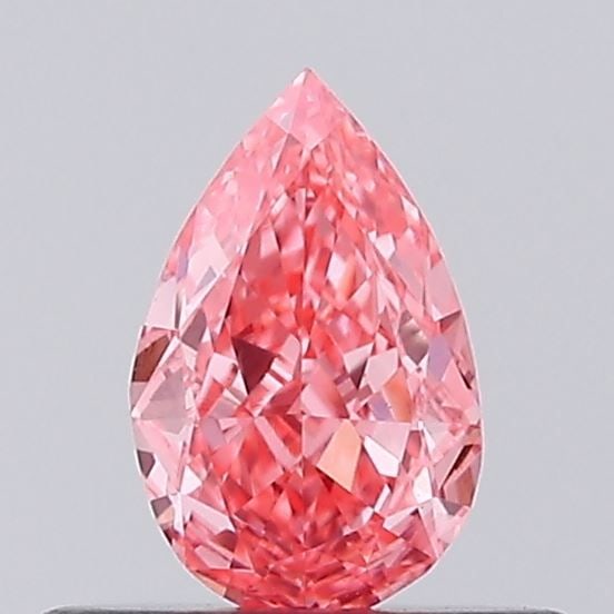 Loose Diamond - PEAR 0.31ct Fancy Vivid Pink VS1: Loose Diamond - PEAR 0.31ct Fancy Vivid Pink VS1 Source: This is a real non-mined Diamond that has been grown in a lab Shape: PEAR Carats: 0.31 Color: Fancy Vivid Pink Certification: NONE Video: