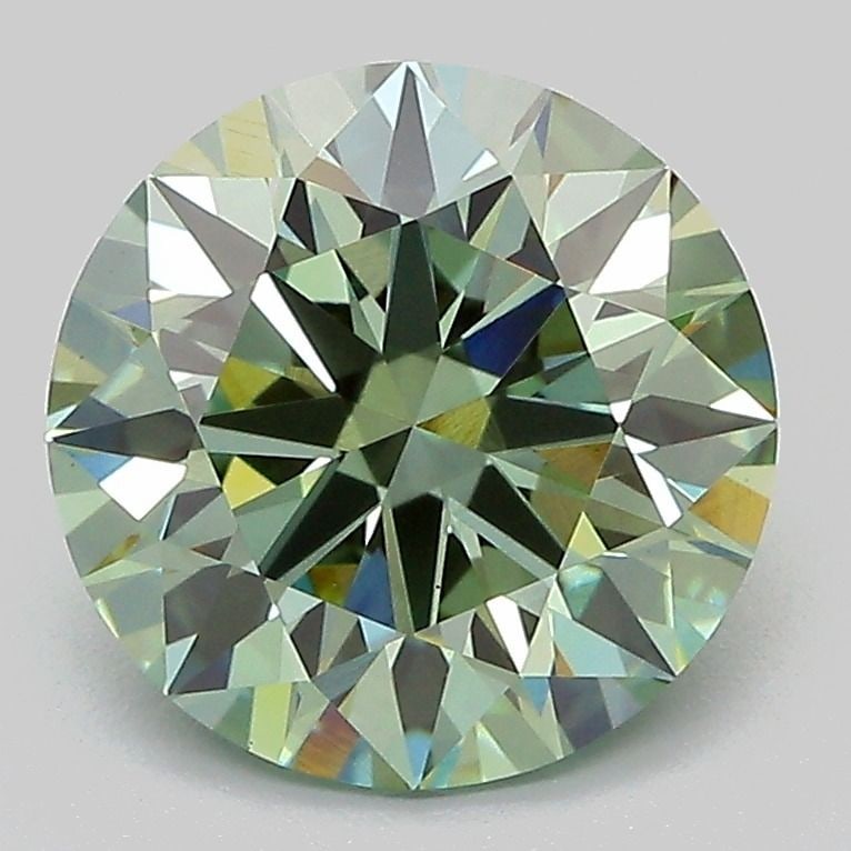 Ideal Loose Diamond - ROUND 3.0ct Fancy Vivid Green VS1: Ideal Loose Diamond - ROUND 3.0ct Fancy Vivid Green VS1 Source: This is a real non-mined Diamond that has been grown in a lab Shape: ROUND Carats: 3.0 Color: Fancy Vivid Green Certification: IGI Video