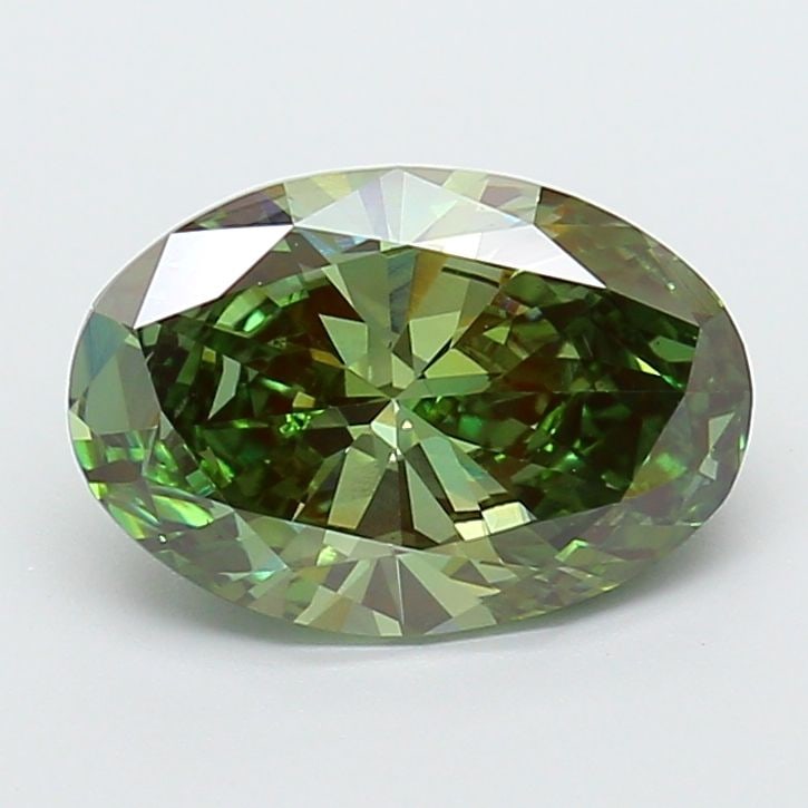 Loose Diamond - OVAL 2.54ct Fancy Vivid Green VVS2 (1 of 1)