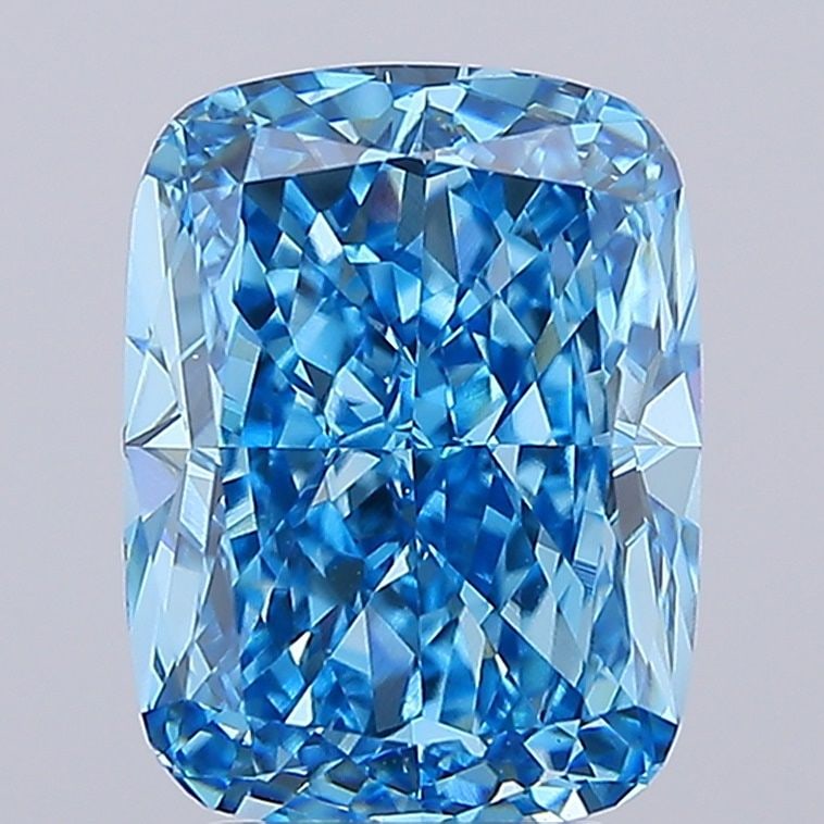 Loose Diamond - CUSHION MODIFIED 5.0ct Fancy Vivid Blue VS1: Loose Diamond - CUSHION MODIFIED 5.0ct Fancy Vivid Blue VS1 Source: This is a real non-mined Diamond that has been grown in a lab Shape: CUSHION MODIFIED Carats: 5.0 Color: Fancy Vivid Blue Certificat