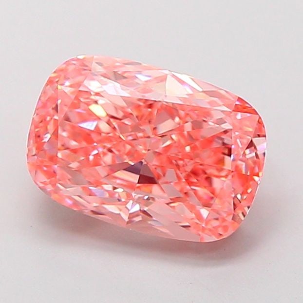 Loose Diamond - CUSHION MODIFIED 3.01ct Fancy Vivid Pink VVS2: Loose Diamond - CUSHION MODIFIED 3.01ct Fancy Vivid Pink VVS2 Source: This is a real non-mined Diamond that has been grown in a lab Shape: CUSHION MODIFIED Carats: 3.01 Color: Fancy Vivid Pink