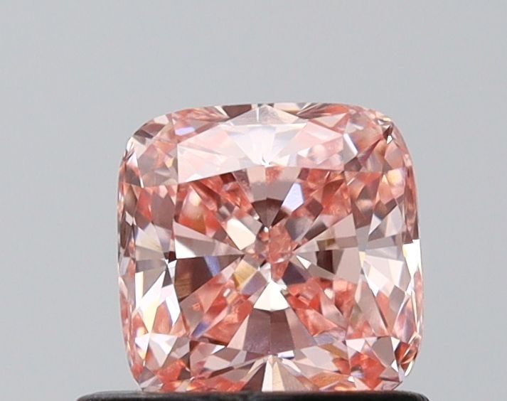 Loose Diamond - CUSHION MODIFIED 0.71ct Fancy Intense Pink VVS2: Loose Diamond - CUSHION MODIFIED 0.71ct Fancy Intense Pink VVS2 Source: This is a real non-mined Diamond that has been grown in a lab Shape: CUSHION MODIFIED Carats: 0.71 Color: Fancy Intense Pink Cer