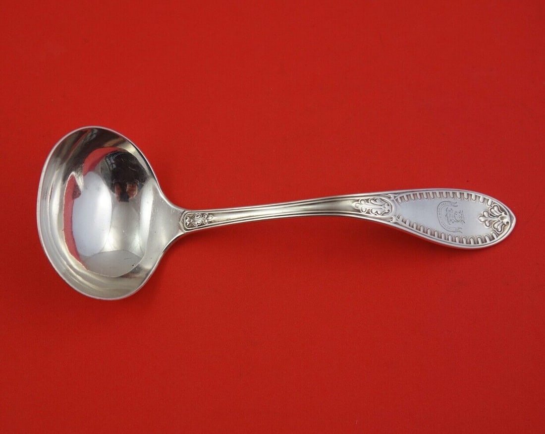 John Polhamus Ionic Sterling Silver Gravy Ladle 7.25 In (1 of 2)