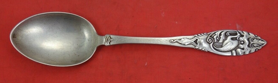 Hestenes Ibis .830 Silver Place Soup Spoon 7 Inch (1 of 2)