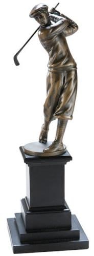 Vintage Style Hand-Cast Resin Golfer Trophy 13.5 Inches Lodge Collection: Vintage Style Hand-Cast Resin Golfer Trophy 13.5 Inches Lodge Collection This item is made at time of order. Please allow 42 to 70 days for production. Celebrate the spirit of golf with this Vintage S