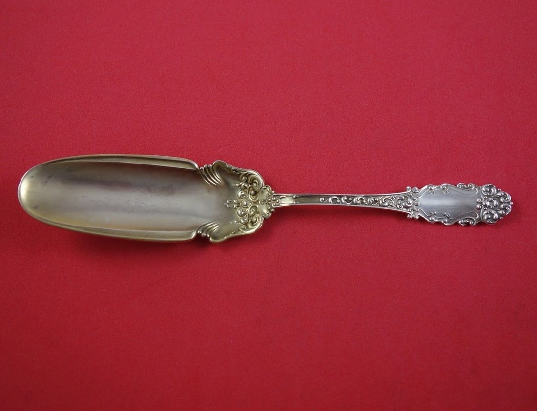 Watson Victoria Old Sterling Silver Jelly Knife Gold Washed 7 1/8" (1 of 1)
