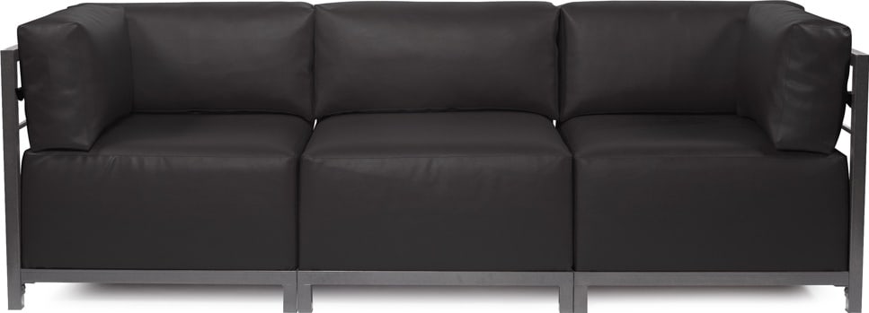 Howard Elliott Atlantis Axis Outdoor Sectional Sofa Black (1 of 1)