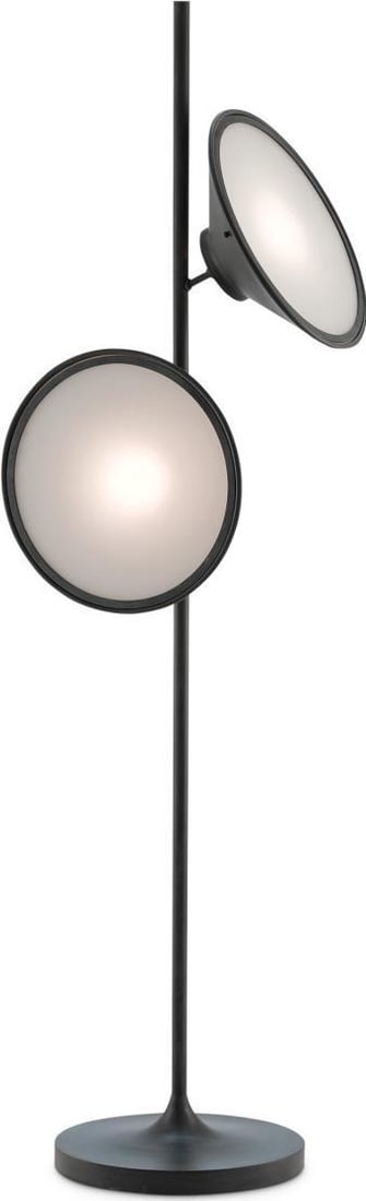 Currey Bulat Black Floor Lamp 74 Finish Contemporary Design: Currey Bulat Black Floor Lamp 74 Finish Contemporary Design Illuminate your space with the Modern Elegance Bulat Black Floor Lamp, designed in a contemporary style. This exquisite lamp features an ant