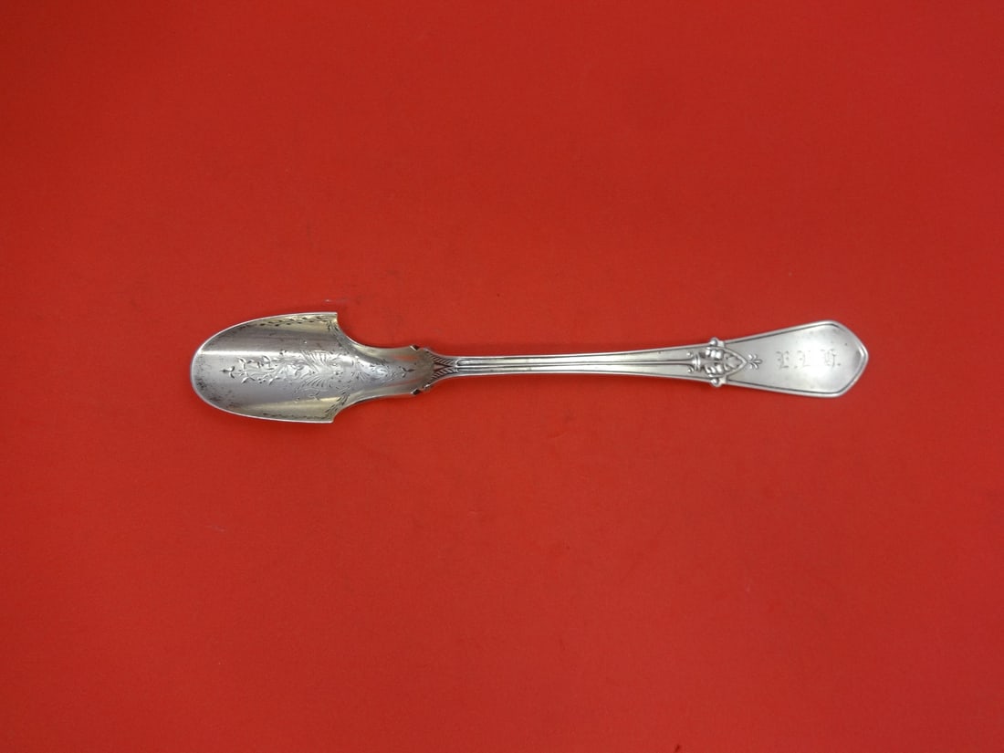 Gorham Swiss Sterling Silver Cheese Scoop 8 inch Brite Cut (1 of 2)