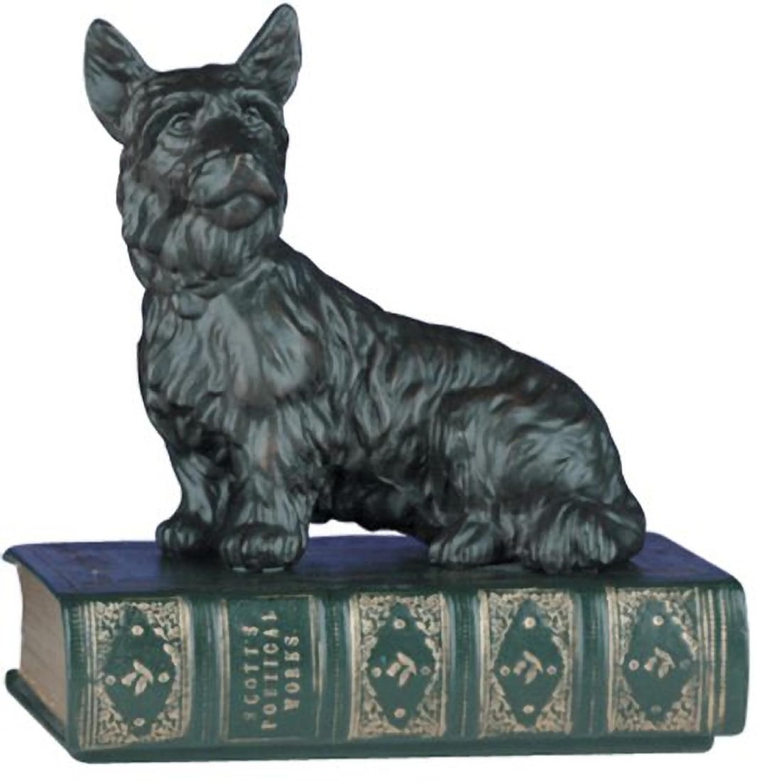 Lifelike Scottie Dog Sculpture Hand-Cast Resin Lodge Style 7x7x5 (1 of 1)