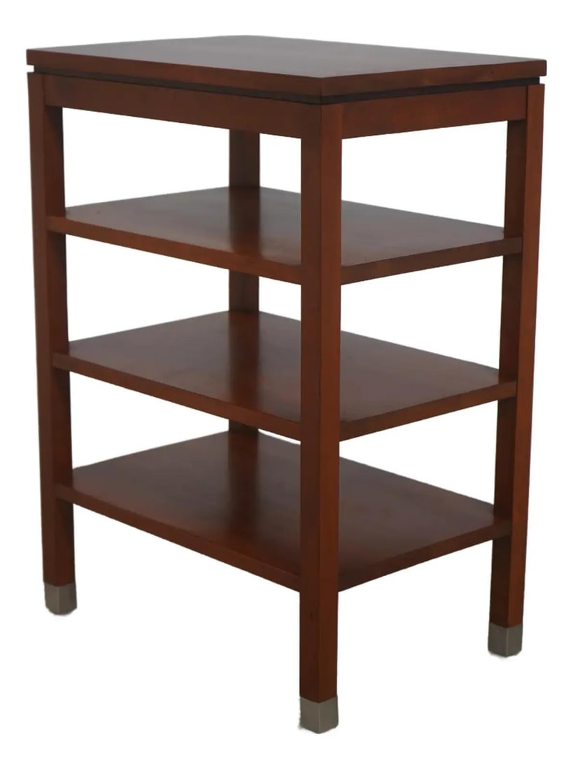 Stickley Cherry Wood Four Shelf Side Table (1 of 10)