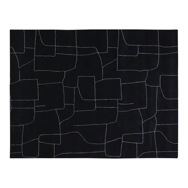 8'2 x 10' Hand Knotted Moroccan Wool Area Rug: 8'2 x 10' Hand Knotted Moroccan Wool Area Rug This Moroccan Beni Ourain rug is hand-knotted from wool using traditional techniques, combining timeless craftsmanship with a modern design sensibility. I