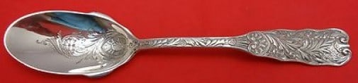 Gorham Saint Cloud Sterling Silver Ice Cream Spoon 6" Brite-Cut (1 of 1)