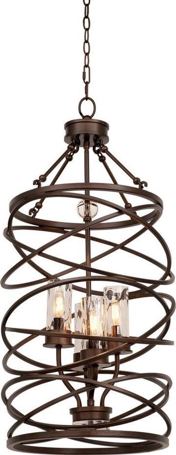 Kalco Eternity Bronze Chandelier Celtic Design Indoor Lighting: Kalco Eternity Bronze Chandelier Celtic Design Indoor Lighting Illuminate your space with this stunning Captivating Bronze Chandelier, featuring an exquisite Celtic design. Crafted from hand-forged wr