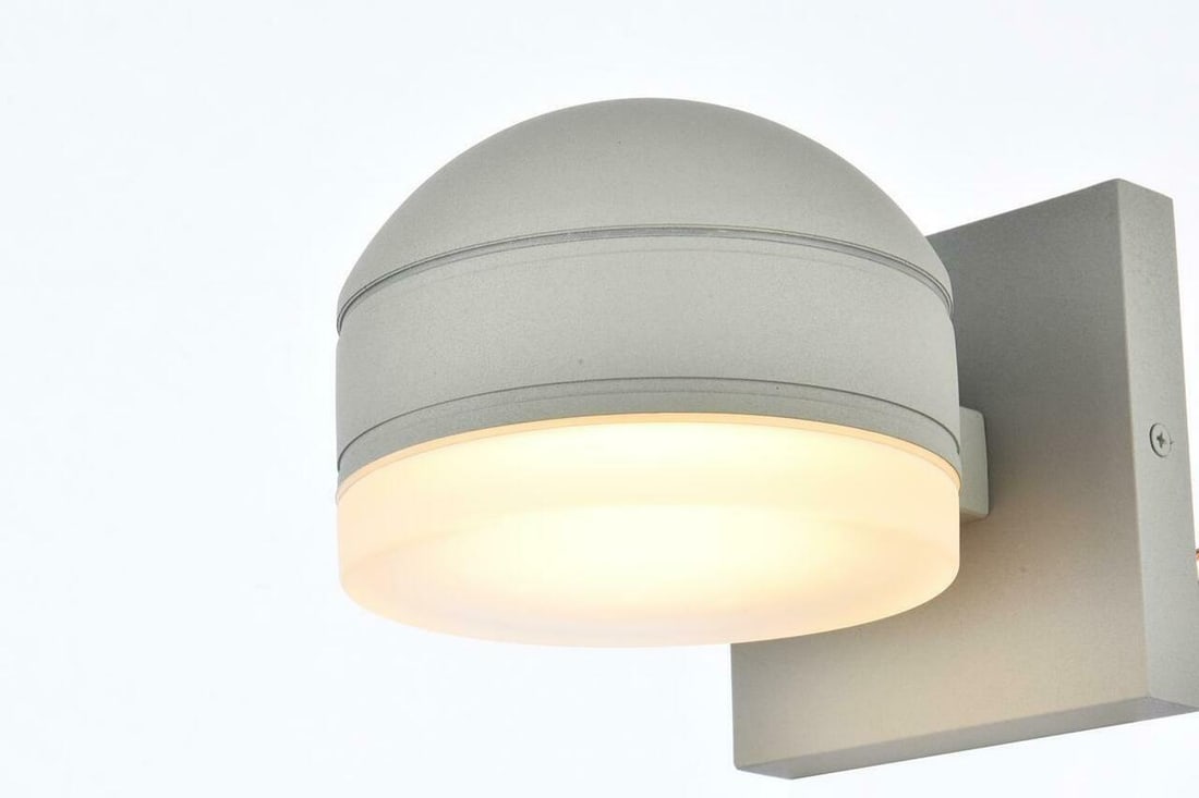 Living District Raine Silver Outdoor LED Wall Sconce (1 of 6)