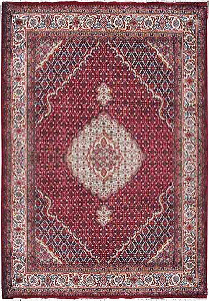 6'6 x 10'1 Tabriz Mahi Handmade Rug Elegant Design: 6'6 x 10'1 Tabriz Mahi Handmade Rug Elegant Design Free continental US Shipping Enhance your living space with this stunning Tabriz Mahi rug, showcasing bold geometric patterns and vibrant colors. Han