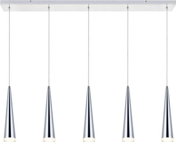 Elegant Lighting Chrome LED Pendant Light 5-Bulb Fantasia Collection (1 of 1)