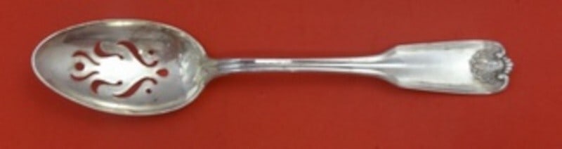 Towle Benjamin Franklin Sterling Silver Slotted Serving Spoon 8.5 inches (1 of 2)