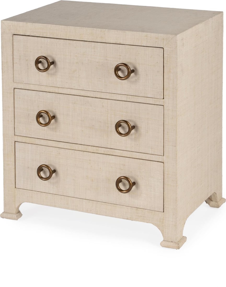 Transitional Butler Chatham Chest in Beige Blue Finish (1 of 9)