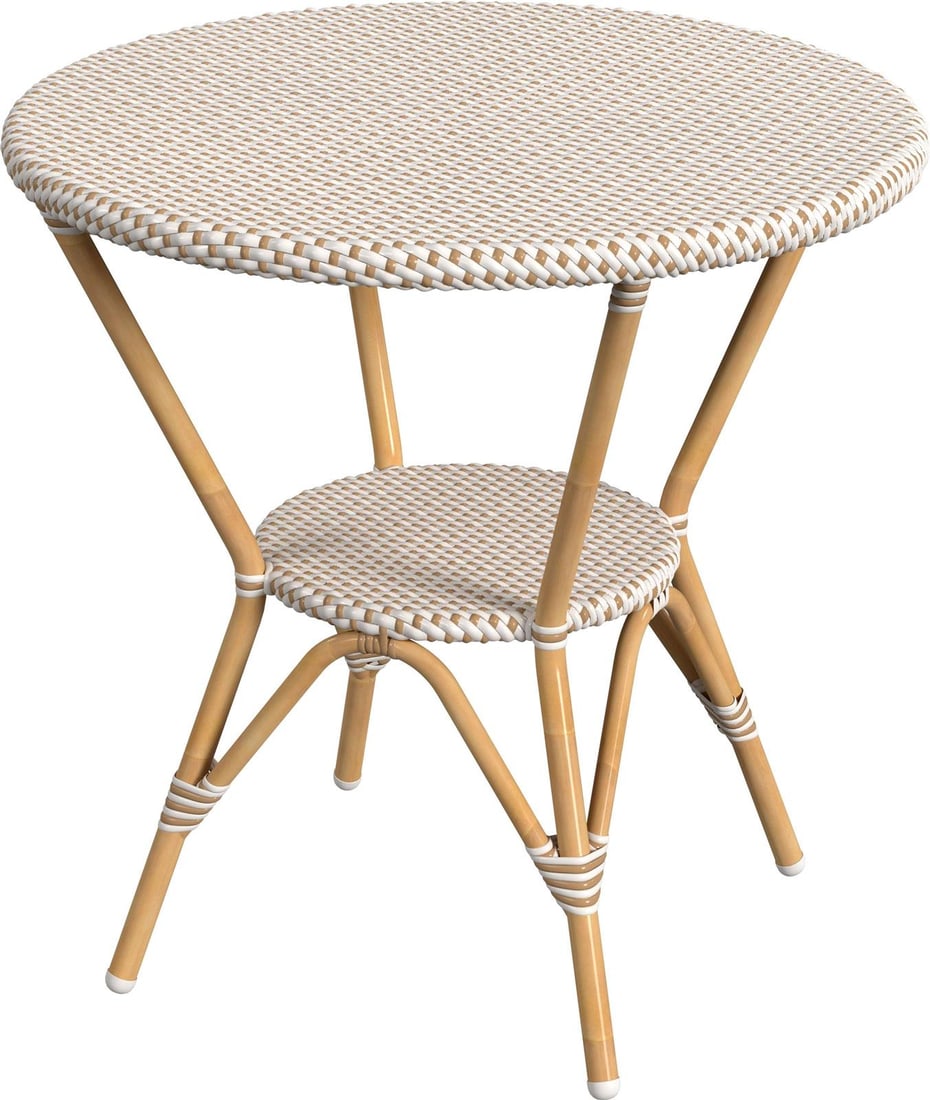 Butler Coastal Style Round Bistro Table for Patios and Gardens (1 of 6)