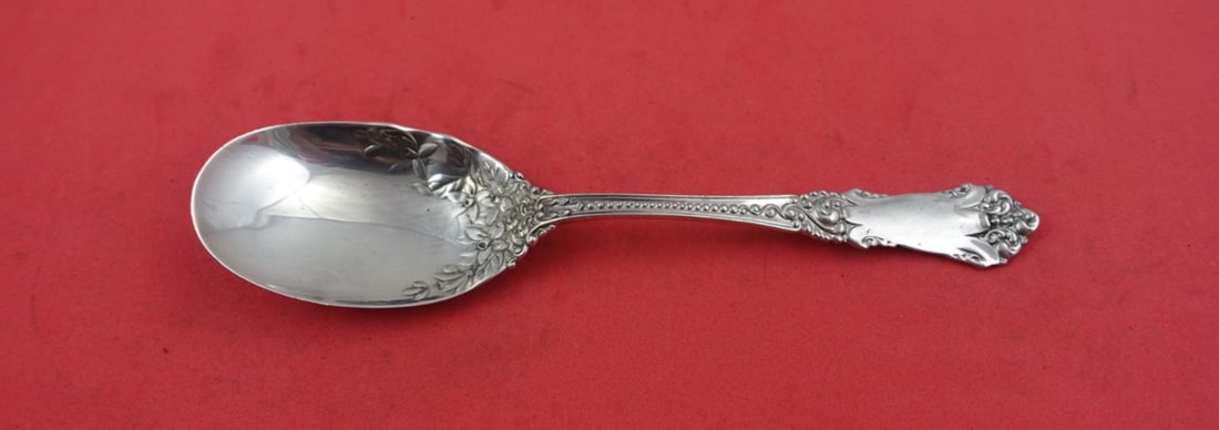 Reed and Barton La Marquise Sterling Silver Preserve Spoon 6 7/8" (1 of 2)