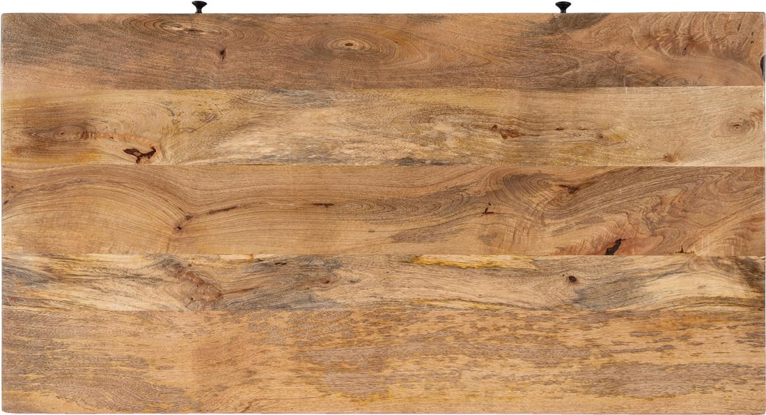 Butler Mid-Century Modern Mango Wood Desk Natural Finish (1 of 3)