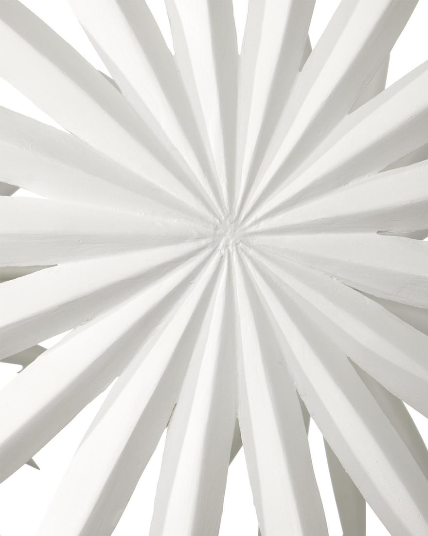 Currey Bismarkia White Chandelier by Marjorie Skouras 13 Bulb Dimmable Lighting (1 of 6)