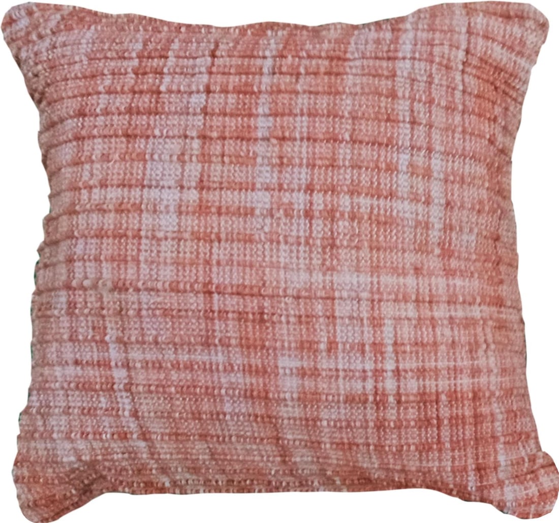 Maude Collection Outdoor Pillow 22x22 Handwoven Terracotta (1 of 1)