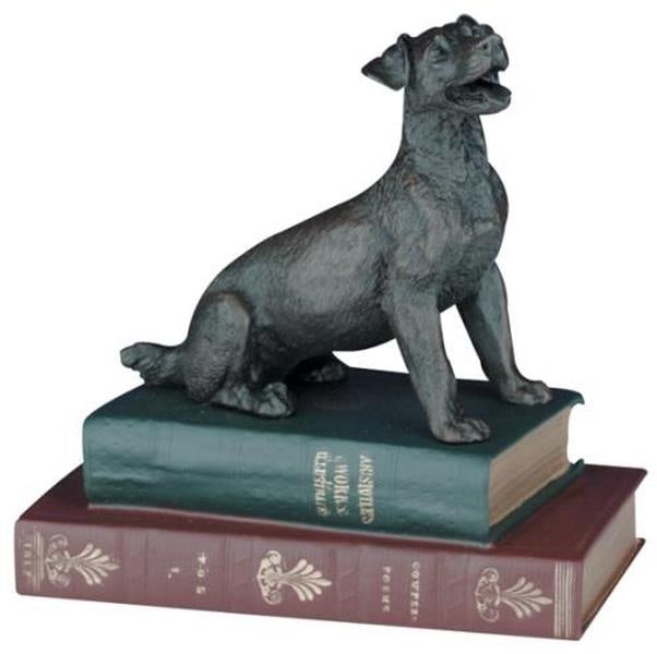 Hand-Cast Jack Russell Sculpture for Equestrian Lovers: Hand-Cast Jack Russell Sculpture for Equestrian Lovers This item is made at time of order. Please allow 42 to 70 days for production. Introducing a lifelike hand-cast sculpture of a Jack Russell, perf