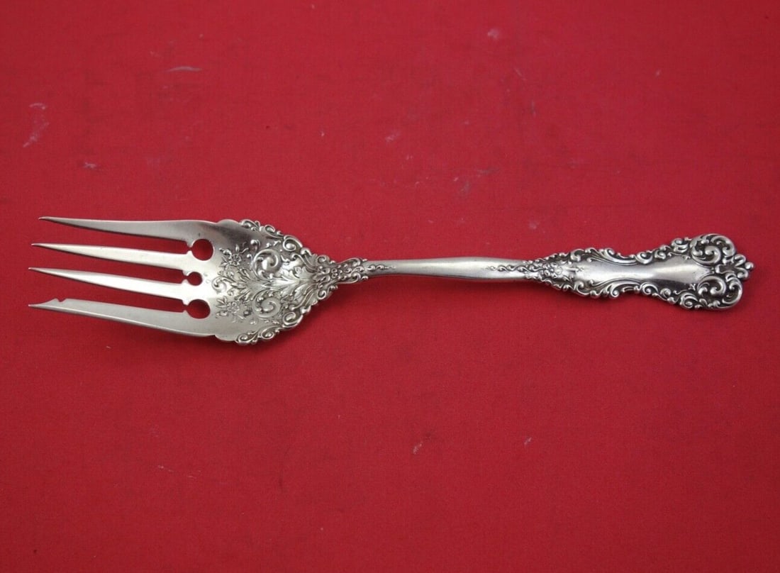International Silver Revere Pattern Sterling Silver Cold Meat Fork 8.5" (1 of 2)