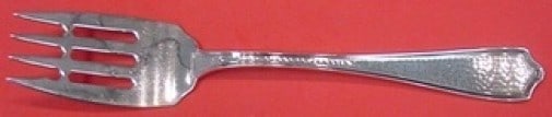 Alvin Maryland Hammered Sterling Silver Cold Meat Fork 8.5" (1 of 2)
