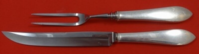 Tiffany & Co Faneuil Sterling Silver 2-Piece Steak Carving Set (1 of 2)