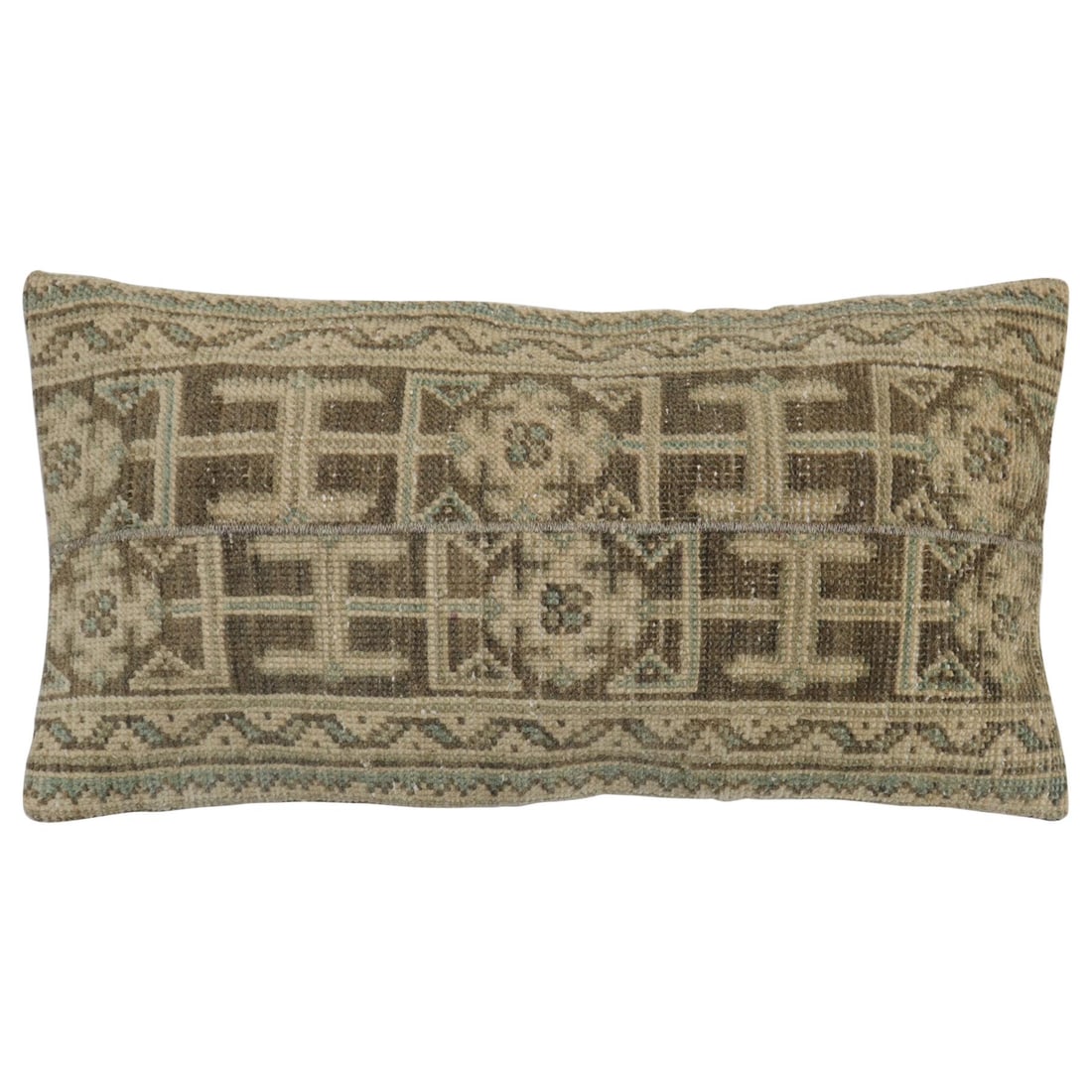 Turkish Oushak Pillow American Colonial Style Wool Blend 16 x 31 (1 of 4)