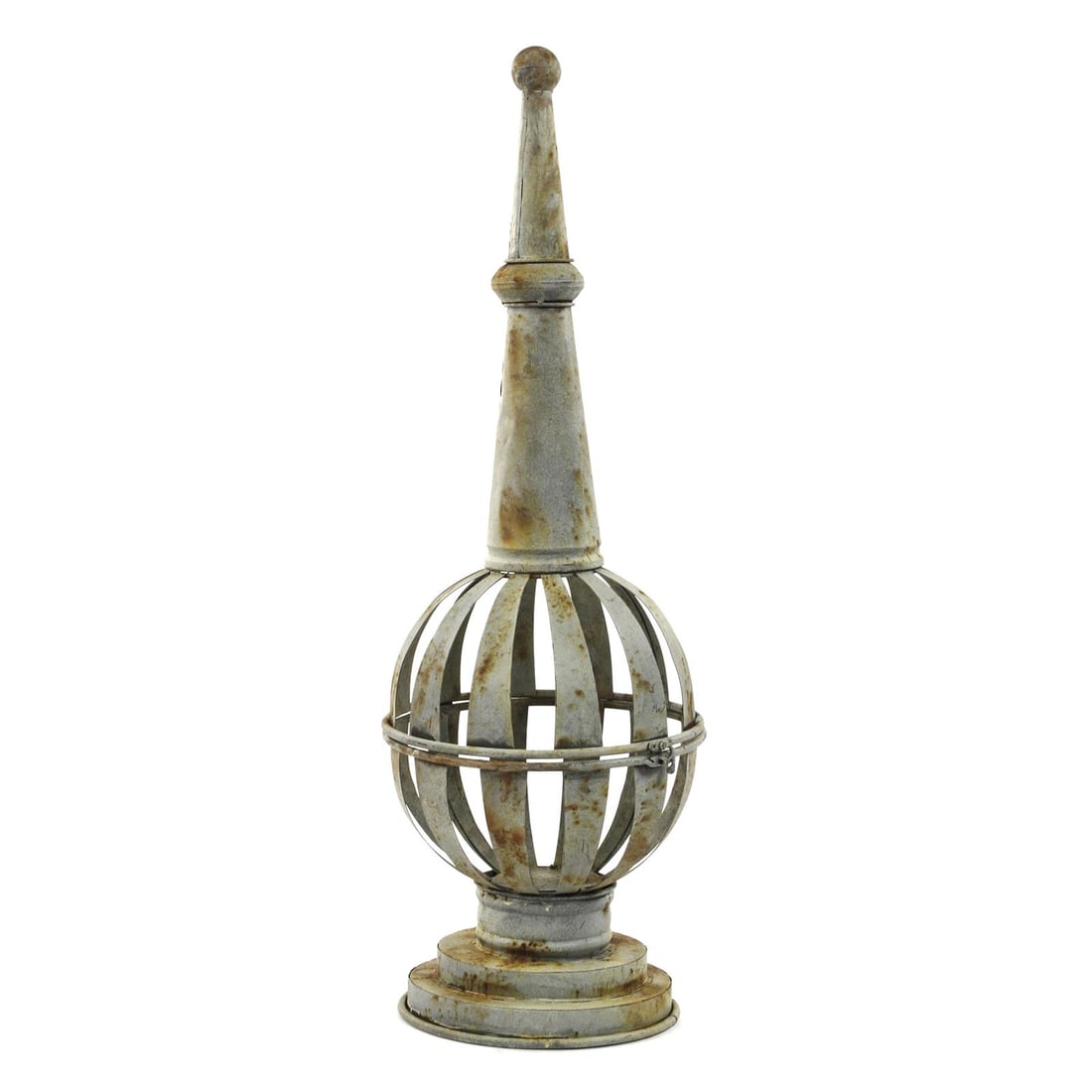 Zentique Rustic Metal Candle Holder Small 35H 12W 12D (1 of 4)