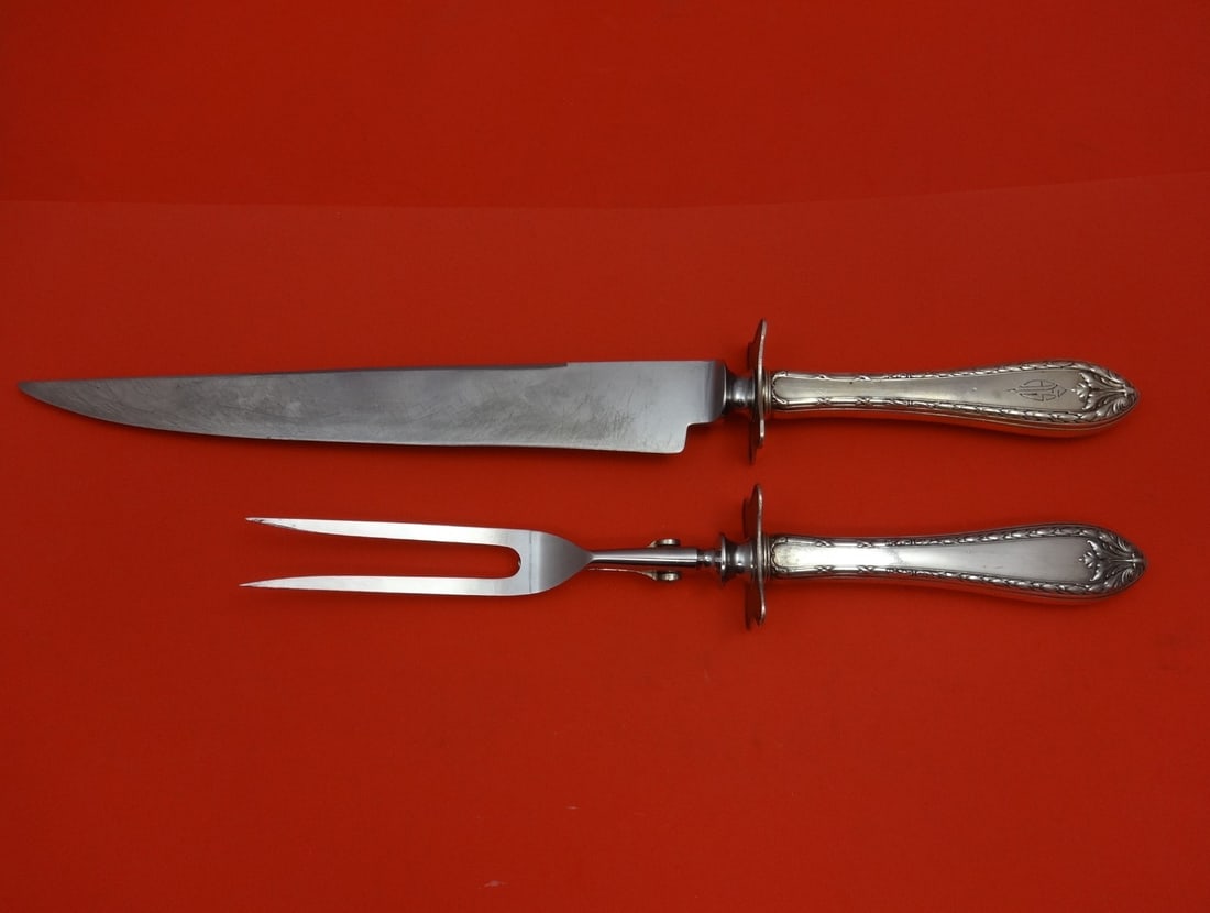 Dominick & Haff Marie Antoinette Sterling Silver Carving Set 2pc (1 of 1)