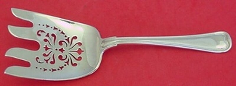 Gorham Old French Sterling Silver Asparagus Fork 8 7/8 Inch Pierced (1 of 2)
