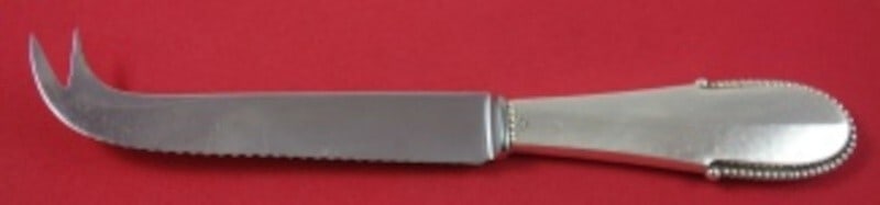 Georg Jensen Beaded Sterling Silver Cheese Knife 7 1/4 inch (1 of 2)