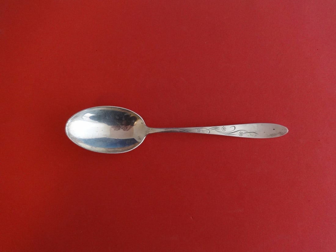 Kirk Cynthia Sterling Silver Serving Spoon 8.5 Inch Classic Design (1 of 1)