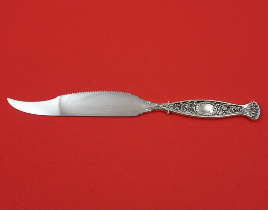 Whiting Hyperion Sterling Silver Citrus Knife 7 7/8 Inch Serrated (1 of 3)
