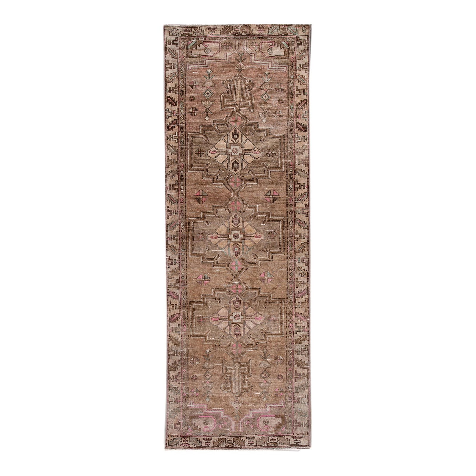 Vintage Malayer Persian Handmade Wool Runner with Medallion Design (1 of 10)