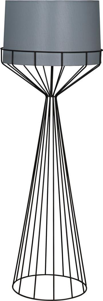 Noir Portal Industrial Black Steel Floor Lamp 60in (1 of 1)
