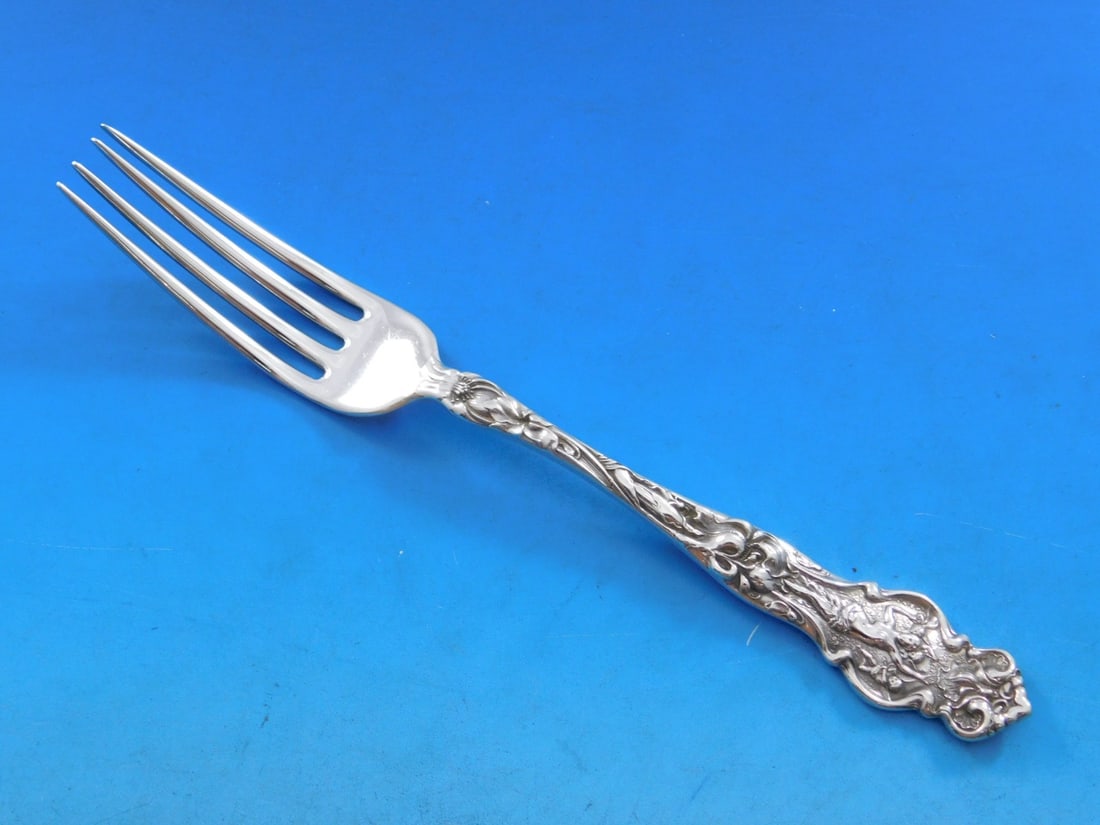 Wallace Irian Sterling Silver Dinner Fork 7.5 Inch Flatware (1 of 5)