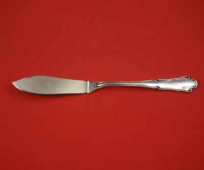 Calegaro Savoy Barocchino .800 Silver Fish Knife 8 1/4 (1 of 4)
