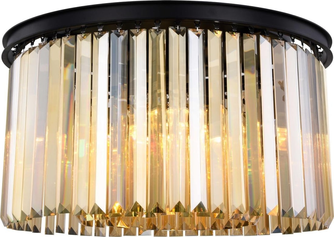 Sydney Collection Ultra Luxury Flush Mount Light with Royal-Cut Crystal (1 of 1)