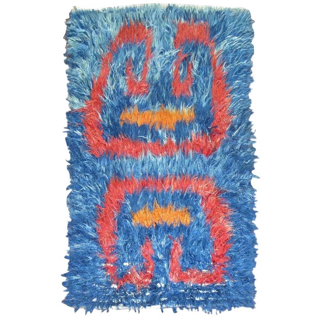 Unique Vintage Turkish Tulu Rug Hand-Woven Wool Bohemian Style 5'3 x 9': Unique Vintage Turkish Tulu Rug Hand-Woven Wool Bohemian Style 5'3 x 9' Discover the charm of this Vintage Turkish Tulu Rug, a stunning addition to any bohemian-inspired space. Hand-woven from high-qu