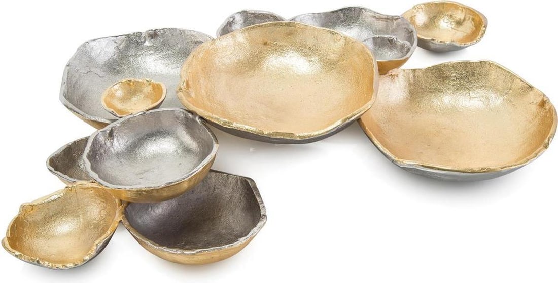 John-Richard Transitional Layered Organic Bowls 30 x 22 Inches: John-Richard Transitional Layered Organic Bowls 30 x 22 Inches Transform your living space with these stunning layered organic bowls. Crafted with a transitional style, these bowls blend seamlessly in