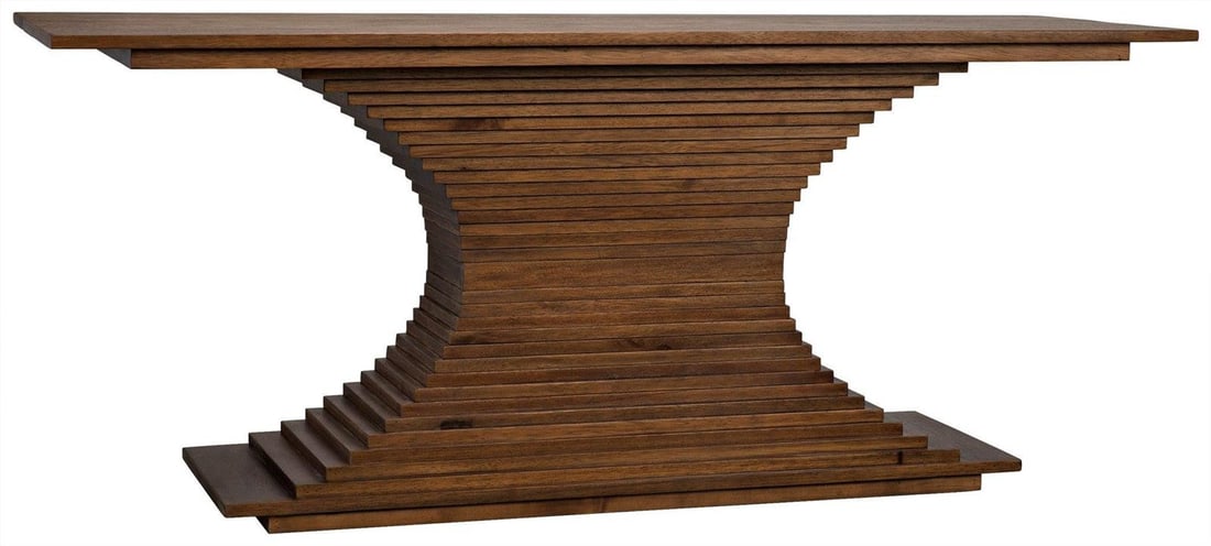 Noir Cambio Console Table in Dark Walnut Finish 72" (1 of 9)