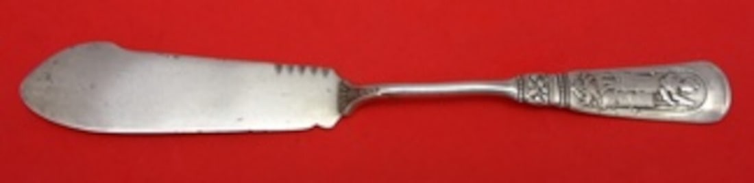 Gorham Fontainebleau Sterling Silver Master Butter Knife 7.5 inches: Gorham Fontainebleau Sterling Silver Master Butter Knife 7.5 inches This exquisite master butter knife from the Fontainebleau pattern by Gorham showcases the elegance of sterling silver craftsmanship.